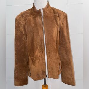 Genuine Leather tan jacket